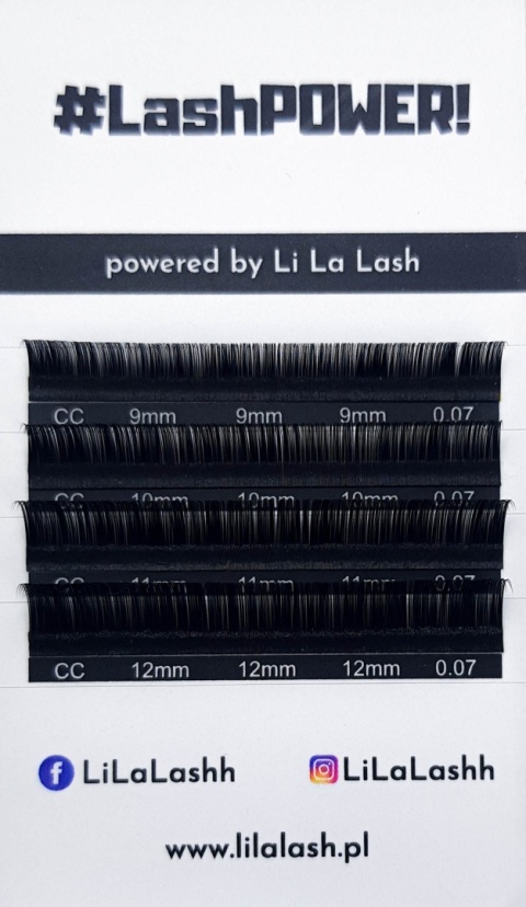 OUTLET Próbka Rzęs #LashPOWER! - skręt D