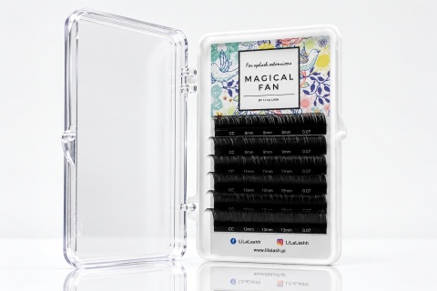 Próbka rzęs Magical Fan - skręt C+