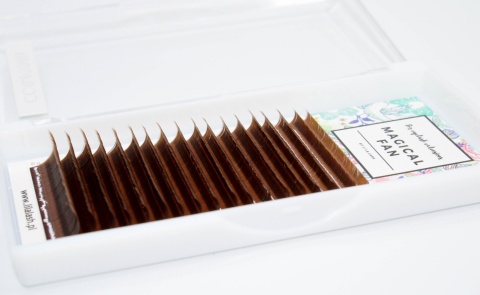 Rzęsy Magical Fan Dark Brown - skręt C