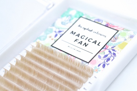 Rzęsy Magical Fan Blonde Brown - skręt C+